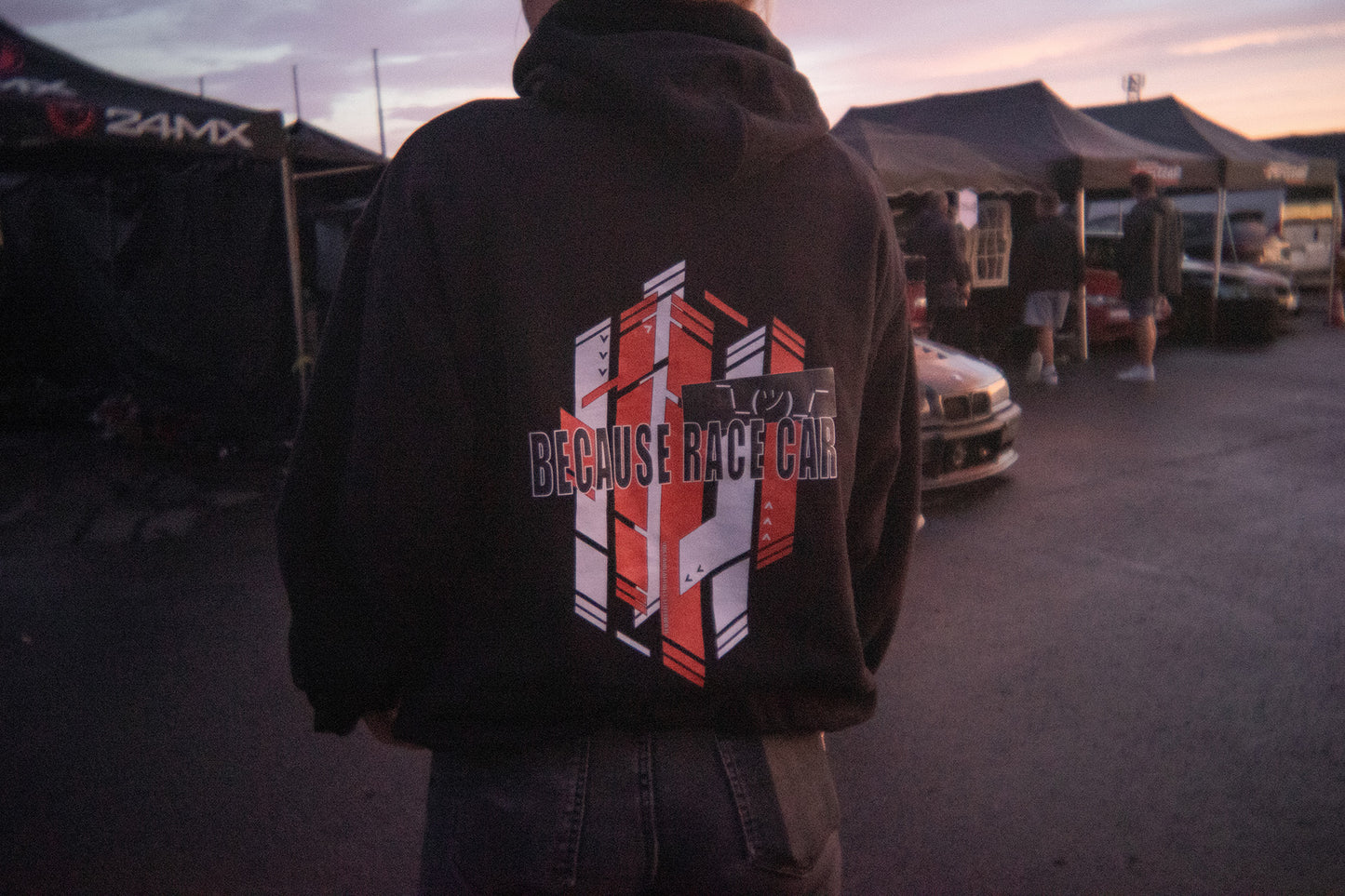 Hoodie "BECAUSE RACE CAR"